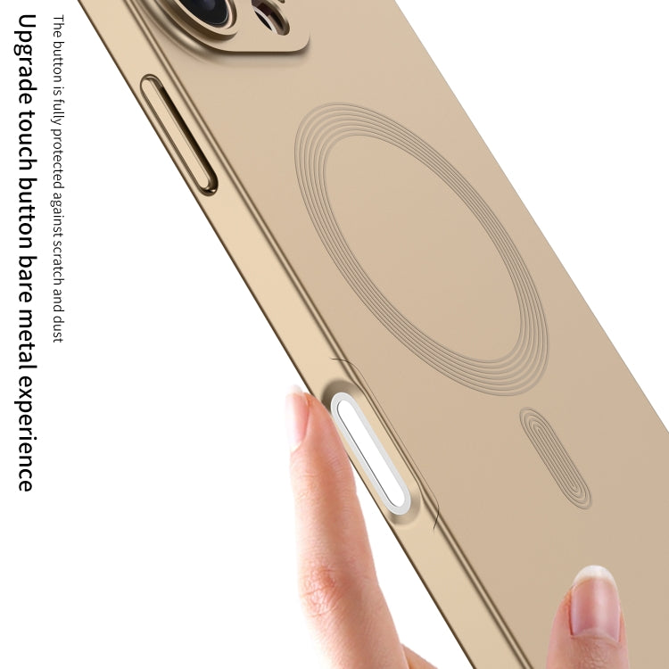 For iPhone 16 Plus GKK MagSafe Full Coverage Phone Case(Gold) - free shipping - PMC Jewellery - Order now!