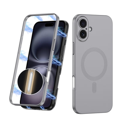 For iPhone 16 GKK MagSafe Full Coverage Phone Case(Mountain Gray) - iPhone 16 Cases by GKK | Online Shopping South Africa | PMC Jewellery | Buy Now Pay Later Mobicred