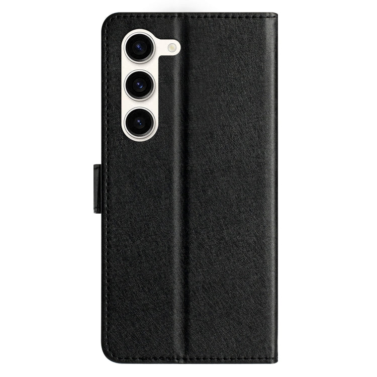 For Samsung Galaxy S25+ 5G Silk Texture Horizontal Flip Leather Phone Case(Black) - Galaxy S25+ 5G Cases by PMC Jewellery | Online Shopping South Africa | PMC Jewellery | Buy Now Pay Later Mobicred