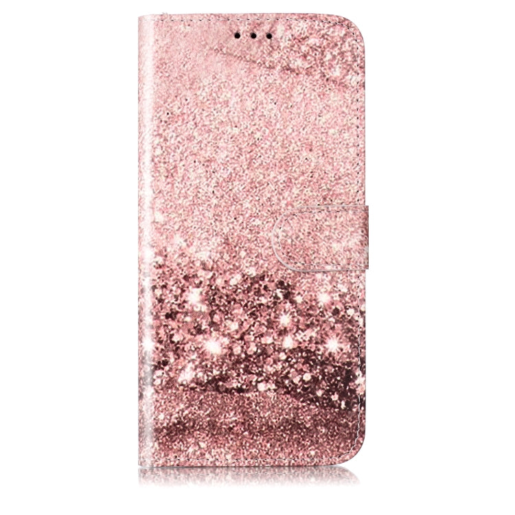 For Samsung Galaxy S25 5G Colored Drawing Marble Pattern Leather Phone Case(Rose Gold) - Galaxy S25 5G Cases by PMC Jewellery | Online Shopping South Africa | PMC Jewellery | Buy Now Pay Later Mobicred