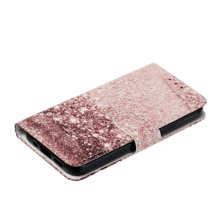 For Samsung Galaxy S25 5G Colored Drawing Marble Pattern Leather Phone Case(Rose Gold) - Galaxy S25 5G Cases by PMC Jewellery | Online Shopping South Africa | PMC Jewellery | Buy Now Pay Later Mobicred