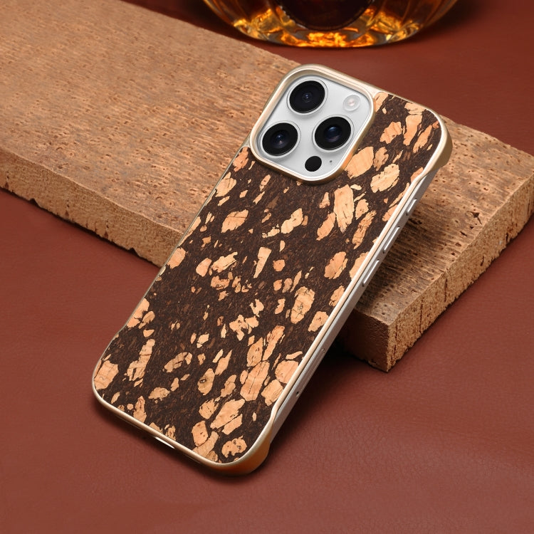 For iPhone 16 Plus Denior A18 WoodenPaint MagSafe Phone Case(Brown) - iPhone 16 Plus Cases by Denior | Online Shopping South Africa | PMC Jewellery | Buy Now Pay Later Mobicred