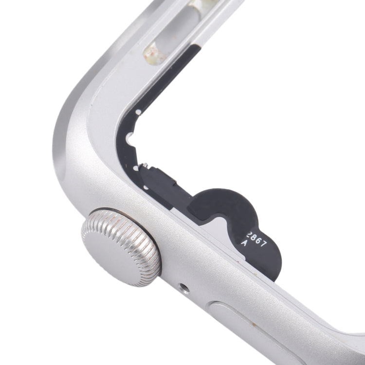 For Apple Watch SE 2020 40MM GPS Aluminium Alloy Middle Frame Bezel Plate with Crown Spin Axis Flex Cable(Silver) - Middle Frame by PMC TechLife | Online Shopping South Africa | PMC TechLife | Buy Now Pay Later Mobicred