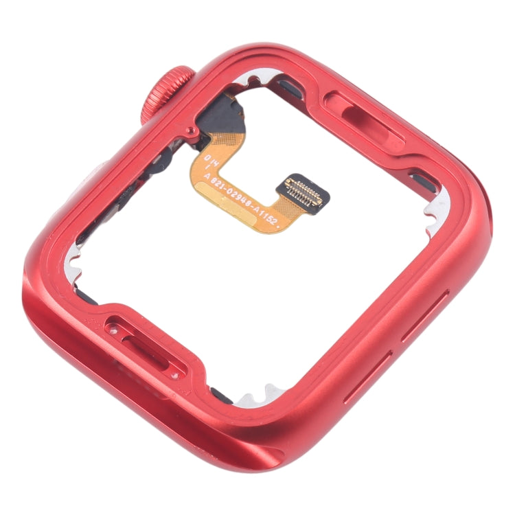 For Apple Watch Series 6 44MM LTE Aluminium Alloy Middle Frame Bezel Plate with Crown Spin Axis Flex Cable(Red) - Middle Frame by PMC TechLife | Online Shopping South Africa | PMC TechLife | Buy Now Pay Later Mobicred