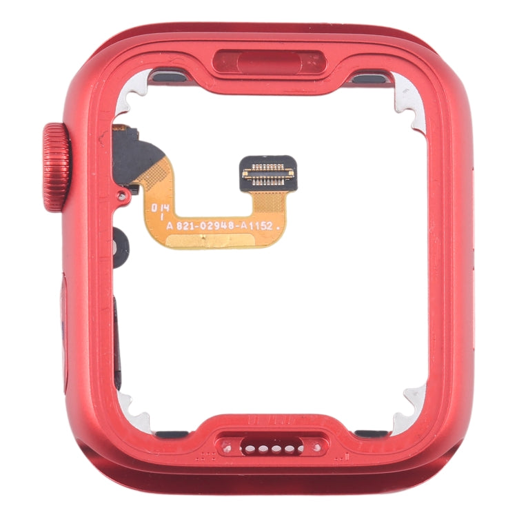 For Apple Watch Series 6 40MM GPS Aluminium Alloy Middle Frame Bezel Plate with Crown Spin Axis Flex Cable(Red) - Middle Frame by PMC TechLife | Online Shopping South Africa | PMC TechLife | Buy Now Pay Later Mobicred