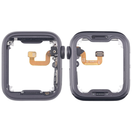 For Apple Watch Series 6 44MM GPS Aluminium Alloy Middle Frame Bezel Plate with Crown Spin Axis Flex Cable(Grey) - Middle Frame by PMC Jewellery | Online Shopping South Africa | PMC Jewellery | Buy Now Pay Later Mobicred