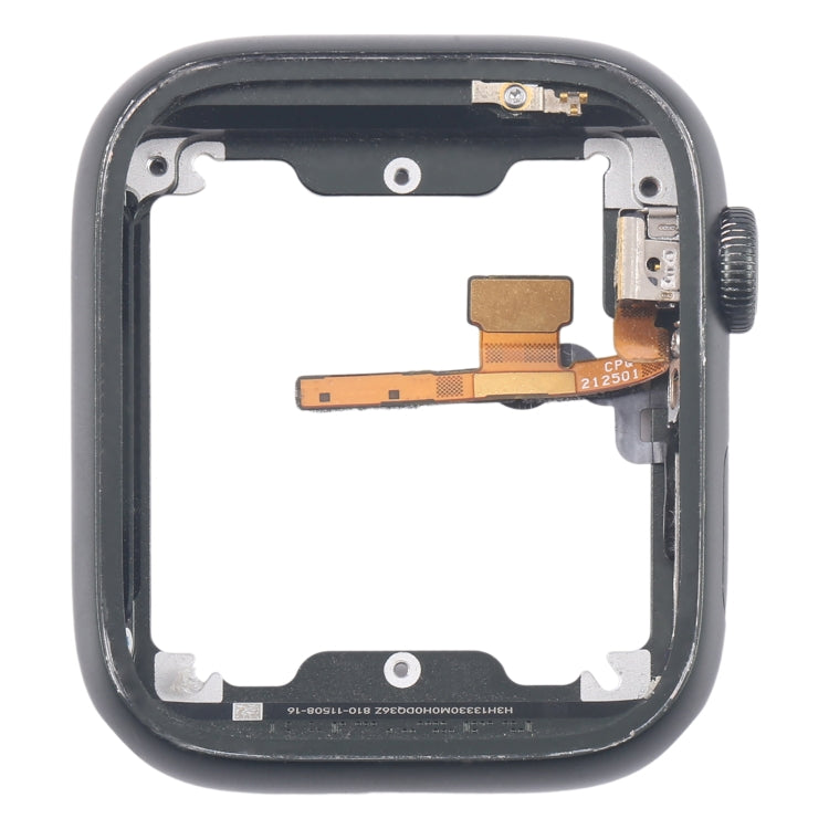 For Apple Watch Series 7 45MM GPS Aluminium Alloy Middle Frame Bezel Plate with Crown Spin Axis Flex Cable(Green) - Middle Frame by PMC TechLife | Online Shopping South Africa | PMC TechLife | Buy Now Pay Later Mobicred