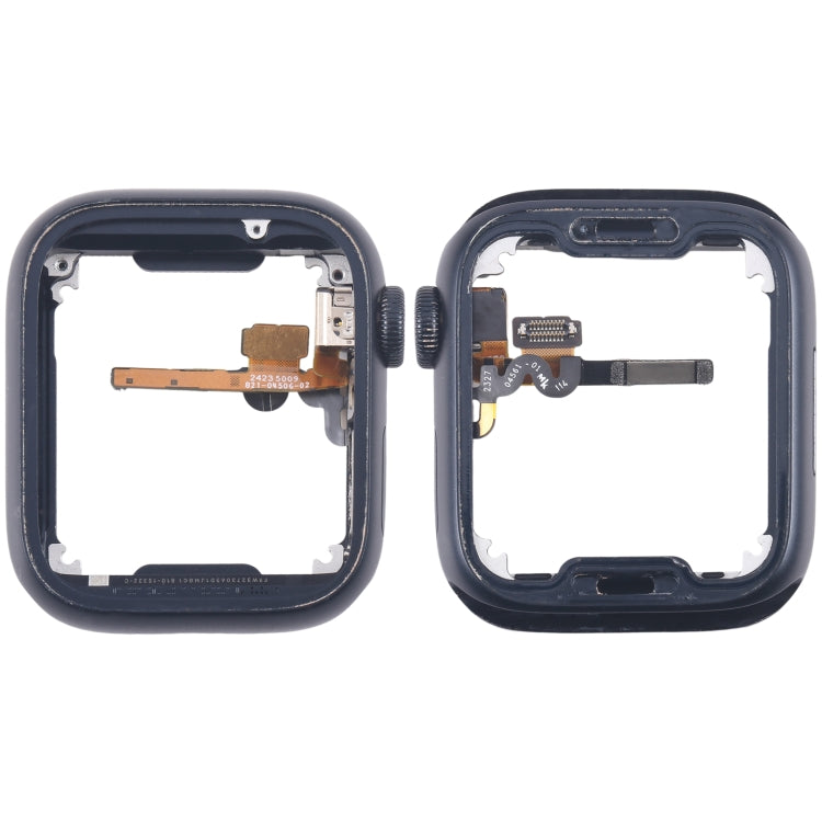 For Apple Watch Series 7 / 8 / 9 41MM LTE Aluminium Alloy Middle Frame Bezel Plate with Crown Spin Axis Flex Cable(Midnight) - Middle Frame by PMC Jewellery | Online Shopping South Africa | PMC Jewellery | Buy Now Pay Later Mobicred