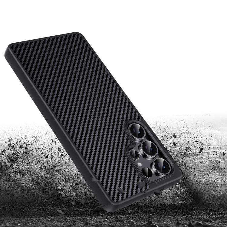 For Samsung Galaxy S25 5G Pita Series TPU + PC Texture Phone Case(Gold) - Galaxy S25 5G Cases by PMC Jewellery | Online Shopping South Africa | PMC Jewellery | Buy Now Pay Later Mobicred