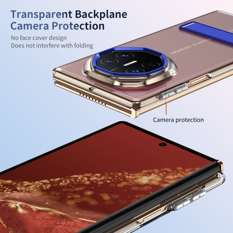 For Huawei Mate XT Ultimate Ice-Cold Holder PC Hybrid TPU Phone Case(Blue) - free shipping - PMC TechLife - Order now!