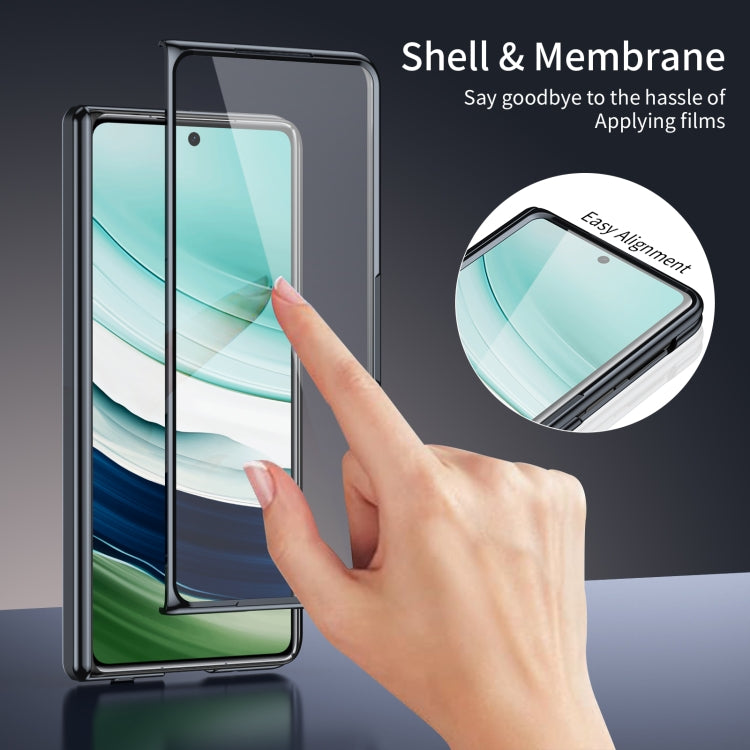 For Huawei Mate X5 Integrated AG Frosted Vacuum Plating Phone Case(Blue) - Huawei Cases by PMC TechLife | Online Shopping South Africa | PMC TechLife | Buy Now Pay Later Mobicred