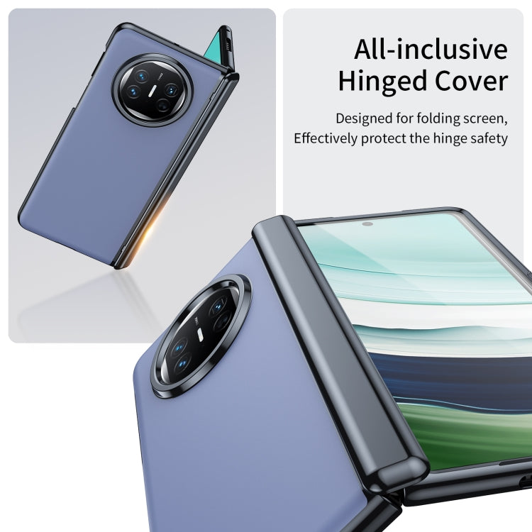 For Huawei Mate X5 Integrated AG Frosted Vacuum Plating Phone Case(Blue) - Huawei Cases by PMC TechLife | Online Shopping South Africa | PMC TechLife | Buy Now Pay Later Mobicred