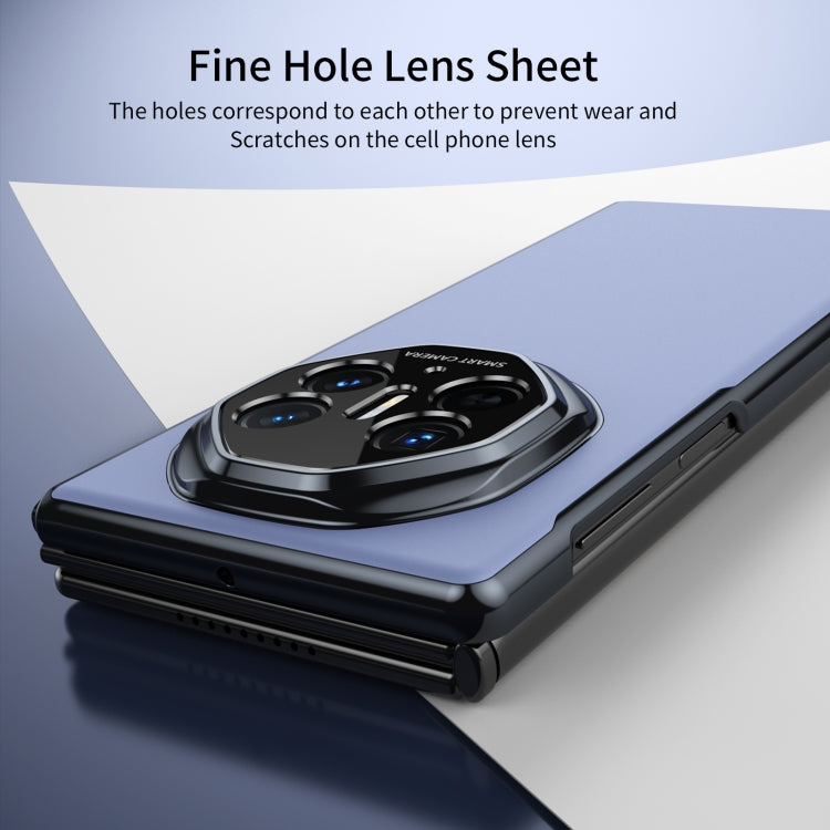 For Huawei Mate XT Ultimate Design Integrated AG Frosted Vacuum Plating Phone Case(Blue) - Huawei Cases by PMC TechLife | Online Shopping South Africa | PMC TechLife | Buy Now Pay Later Mobicred
