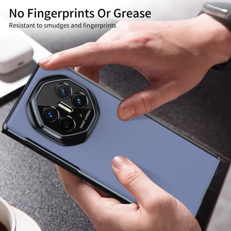 For Huawei Mate XT Ultimate Design Integrated AG Frosted Vacuum Plating Phone Case(Blue) - Huawei Cases by PMC TechLife | Online Shopping South Africa | PMC TechLife | Buy Now Pay Later Mobicred