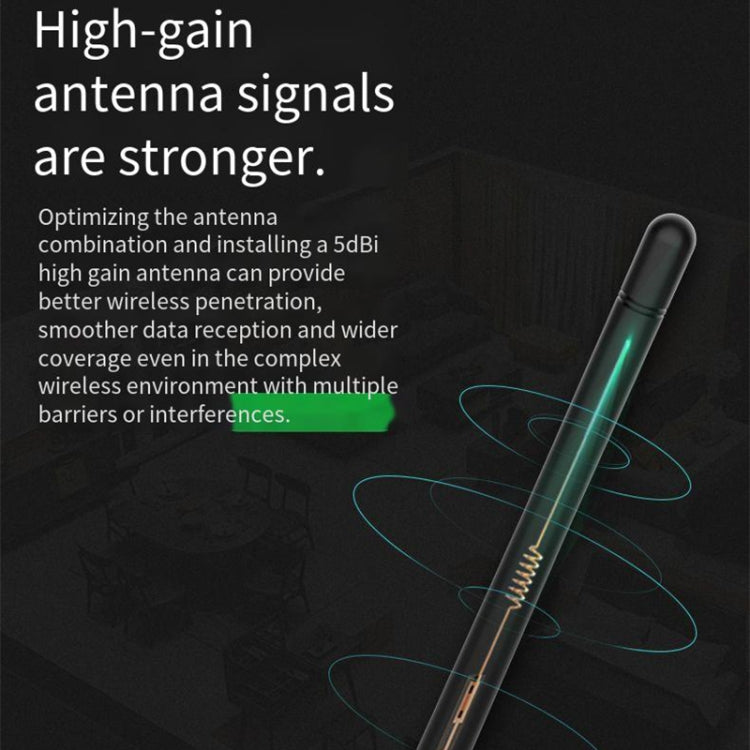 EDUP EP-AX300GS 300Mbps WiFi 6 Nano Wireless Dongle Single Band USB WiFi Adapter(Black) - USB Network Adapter by EDUP | Online Shopping South Africa | PMC TechLife | Buy Now Pay Later Mobicred