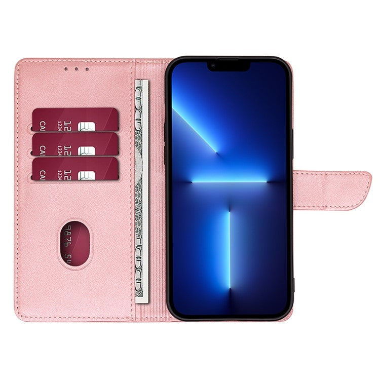 For Samsung Galaxy S25 Ultra 5G Calf Texture Buckle Flip Leather Phone Case(Rose Gold) - Galaxy S25 Ultra 5G Cases by PMC Jewellery | Online Shopping South Africa | PMC Jewellery | Buy Now Pay Later Mobicred