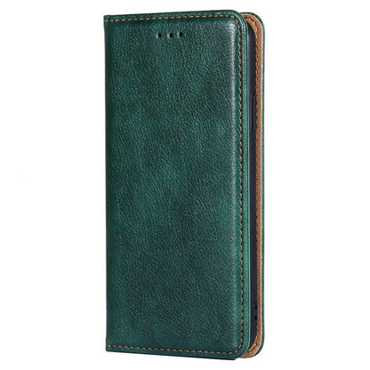 For Samsung Galaxy S25 5G Gloss Oil Solid Color Magnetic Leather Phone Case(Green) - Galaxy S25 5G Cases by PMC Jewellery | Online Shopping South Africa | PMC Jewellery | Buy Now Pay Later Mobicred