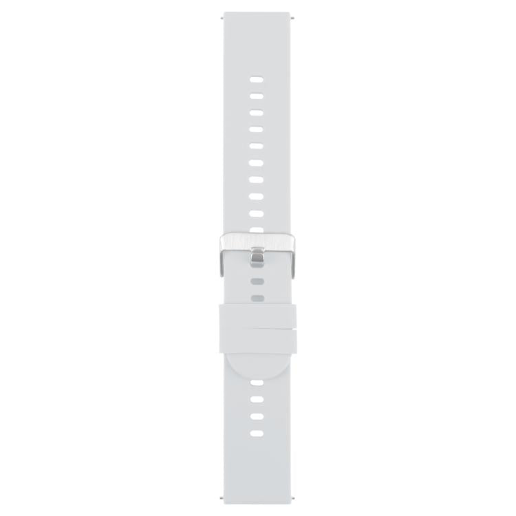 18mm Solid Color Steel Buckle Silicone Watch Band(Starlight) - free shipping - PMc TechLife - Order now!