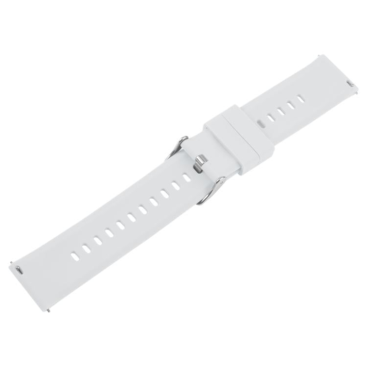 18mm Solid Color Steel Buckle Silicone Watch Band(Starlight) - free shipping - PMc TechLife - Order now!