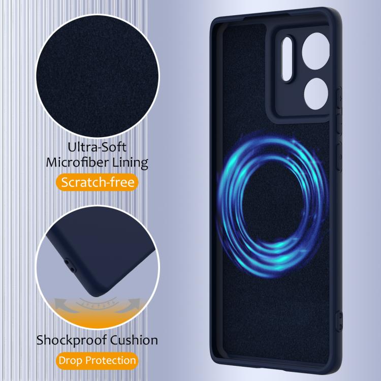 For Motorola Edge 2023 Shockproof Silicone Magsafe Phone Case(Navy Blue) - free shipping - PMC TechLife - Order now!
