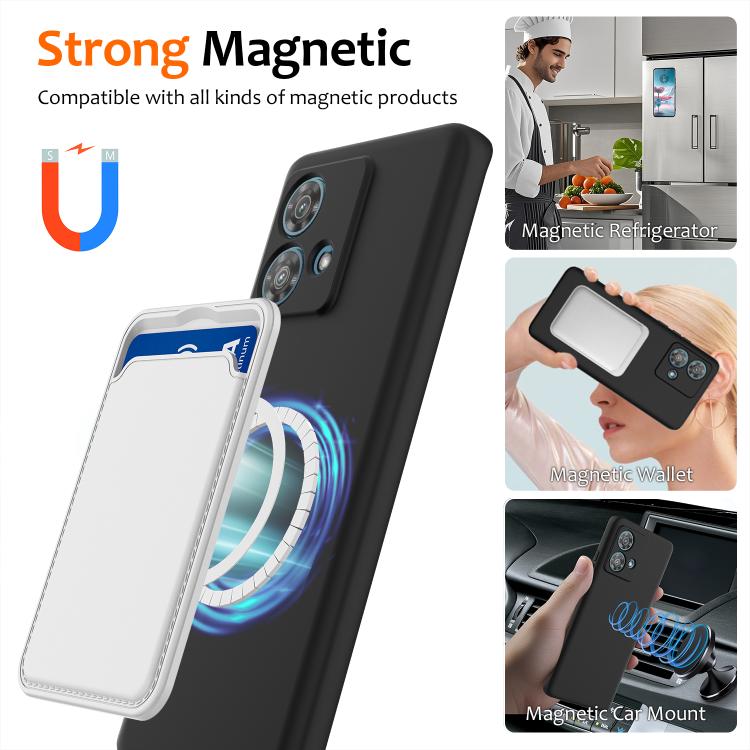 For Motorola Edge 40 Neo Shockproof Silicone Magsafe Phone Case(Black) - free shipping - PMC TechLife - Order now!