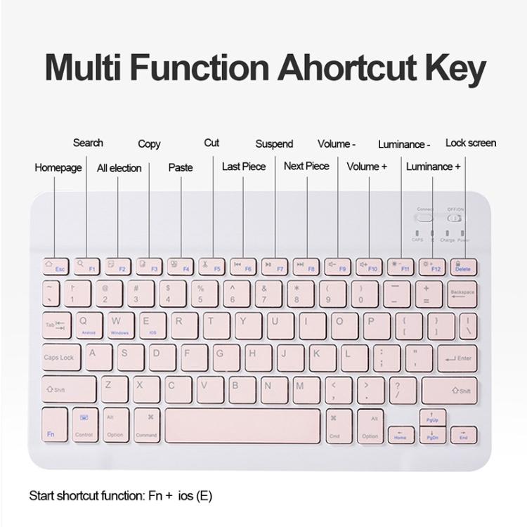 For OPPO Pad 3 / Pad 2 Candy Color Bluetooth Keyboard Leather Case,Square Keys with Touchpad(Light Purple) - free shipping - PMC TechLife - Order now!