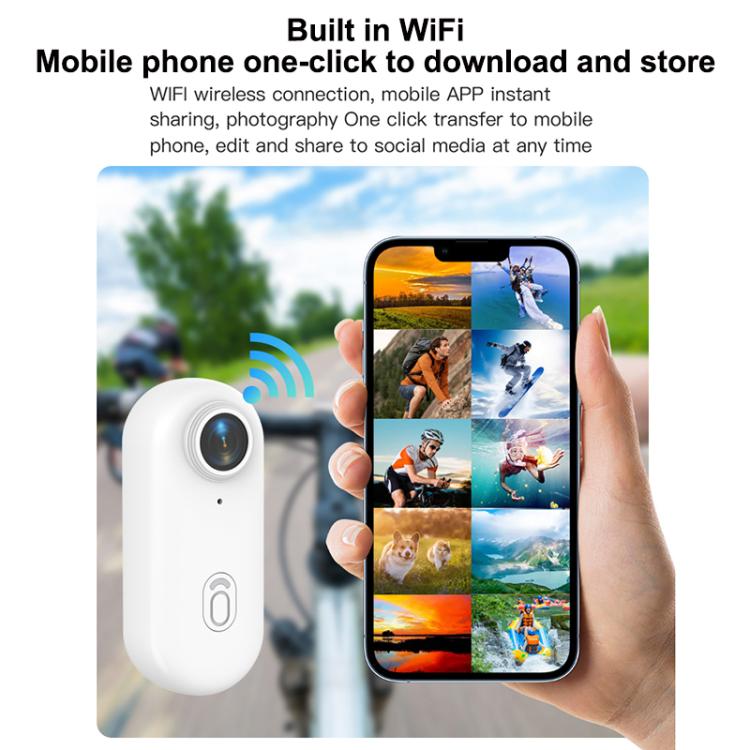 H88 1080P Thumb Sports Camera Mini WiFi Camera, Specification:Standard Version(Black) - Video Cameras by PMC TechLife | Online Shopping South Africa | PMC TechLife | Buy Now Pay Later Mobicred