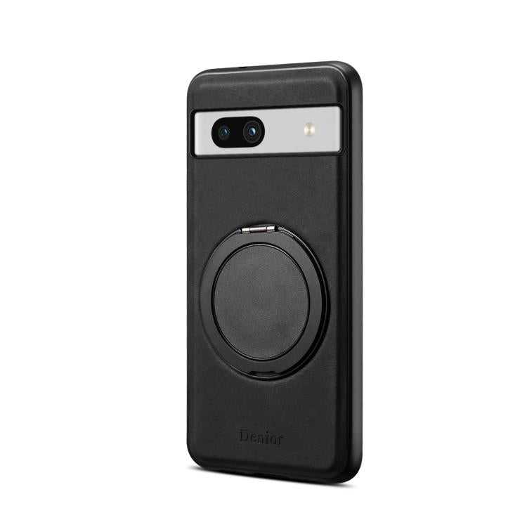 For Google Pixel 7a Denior A14 Skin Feel Rotating Holder MagSafe Phone Case(Black) - free shipping - PMC TechLife - Order now!