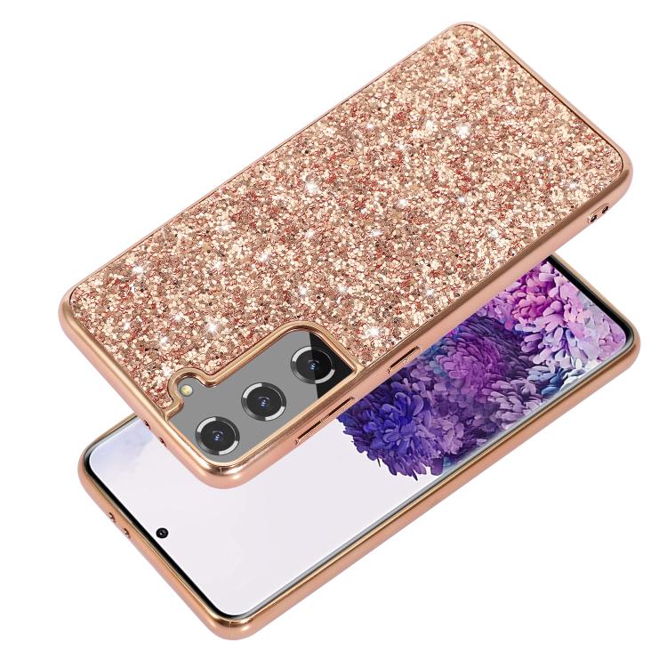For Samsung Galaxy S25+ 5G Glitter Powder Shockproof TPU Phone Case(Red) - Galaxy S25+ 5G Cases by PMC Jewellery | Online Shopping South Africa | PMC Jewellery | Buy Now Pay Later Mobicred