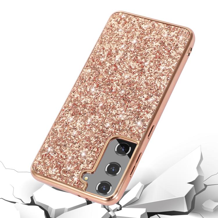 For Samsung Galaxy S25+ 5G Glitter Powder Shockproof TPU Phone Case(Red) - Galaxy S25+ 5G Cases by PMC Jewellery | Online Shopping South Africa | PMC Jewellery | Buy Now Pay Later Mobicred