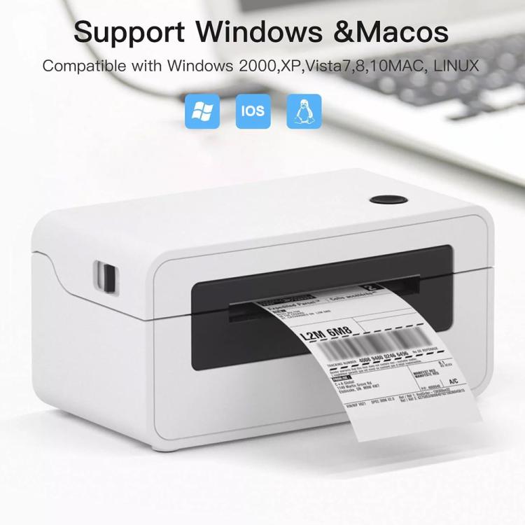 HPRT N41 Computer Version Express Electronic Waybill Printer, Plug:US Plug(White) - Printer by PMC TechLife | Online Shopping South Africa | PMC TechLife | Buy Now Pay Later Mobicred
