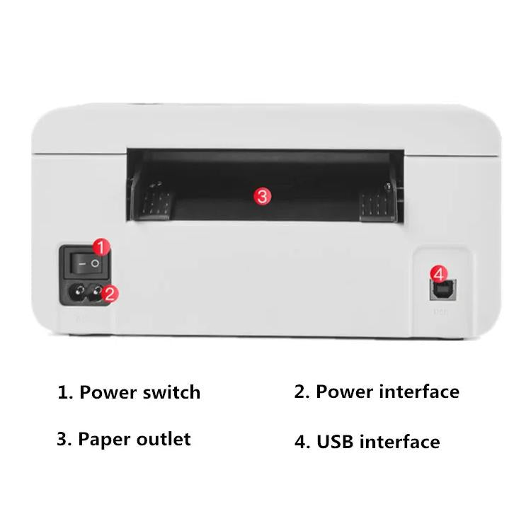 HPRT N41 Bluetooth Version Express Electronic Waybill Printer, Plug:AU Plug(White) - Receipt Printers by PMC TechLife | Online Shopping South Africa | PMC TechLife | Buy Now Pay Later Mobicred