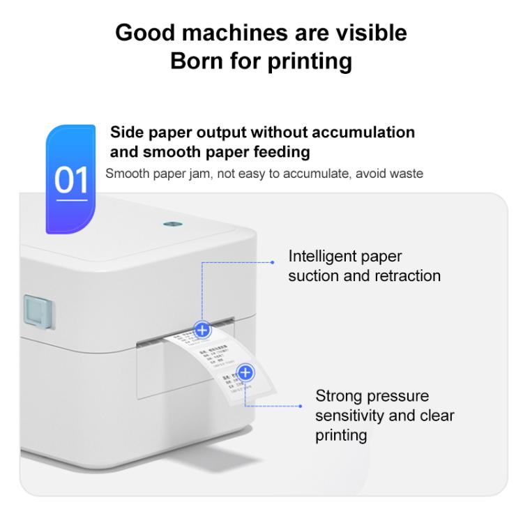 HPRT D35 Computer Version Express Electronic Waybill Printer, Plug:EU Plug(White) - Printer by PMC TechLife | Online Shopping South Africa | PMC TechLife | Buy Now Pay Later Mobicred