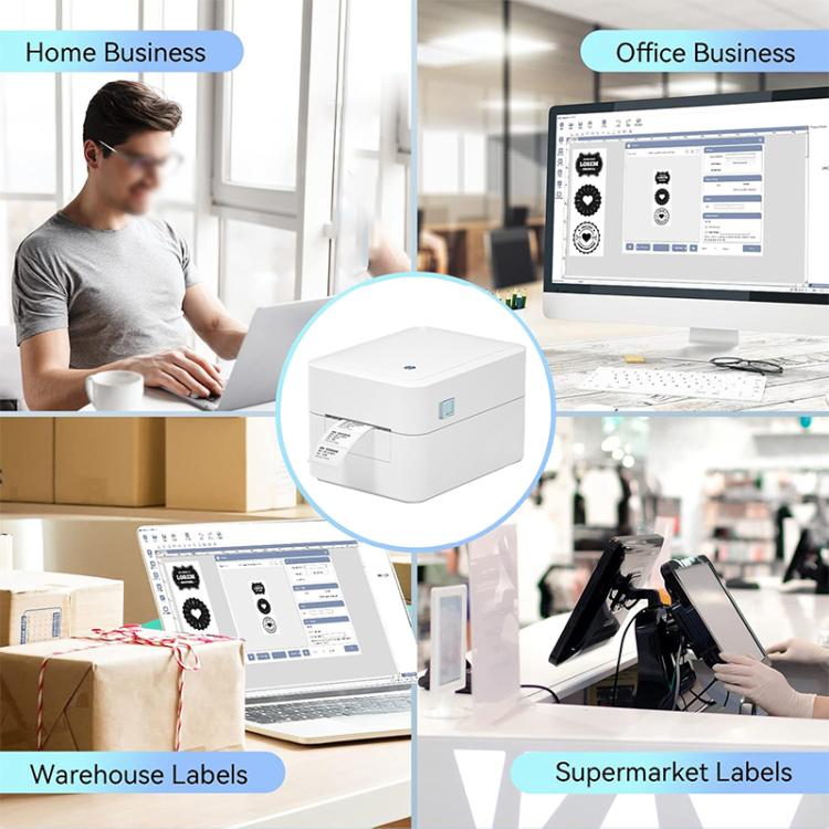 HPRT D35 Computer Version Express Electronic Waybill Printer, Plug:EU Plug(White) - Printer by PMC TechLife | Online Shopping South Africa | PMC TechLife | Buy Now Pay Later Mobicred