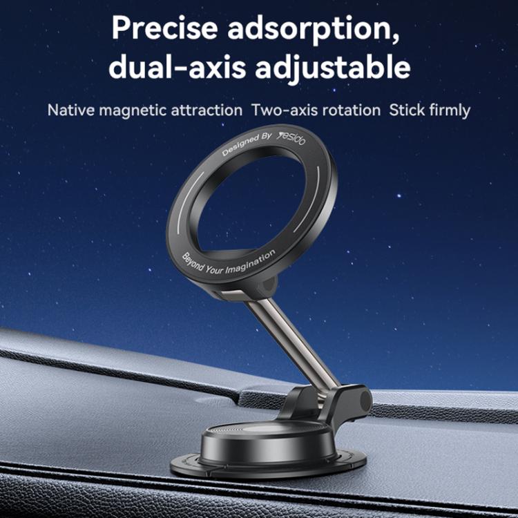 Yesido C218 Car MagSafe Magnetic Mobile Phone Holder(Black) - free shipping - PMc TechLife - Order now!