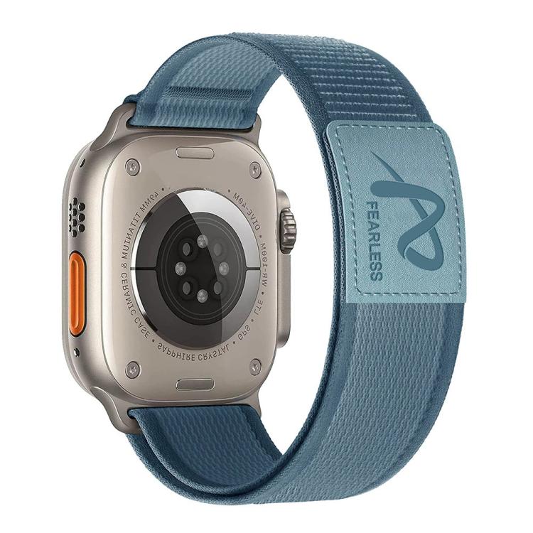For Apple Watch 42mm / 41mm / 40mm / 38mm Fearless Trail Loop Nylon Band(Blue) - free shipping - PMc TechLife - Order now!
