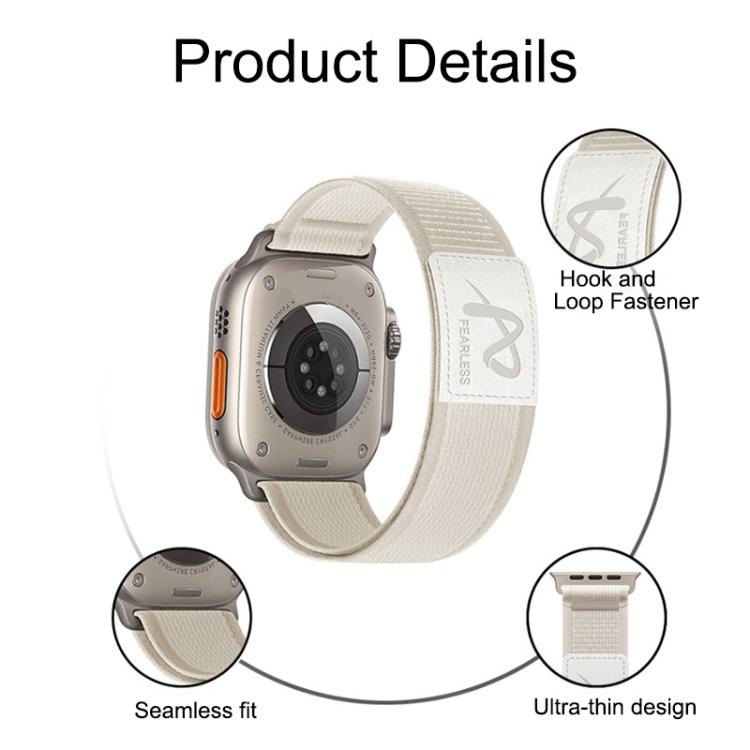 For Apple Watch 42mm / 41mm / 40mm / 38mm Fearless Trail Loop Nylon Band(Green) - free shipping - PMc TechLife - Order now!
