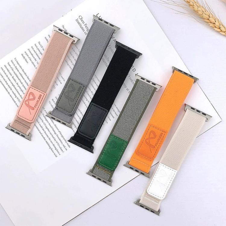 For Apple Watch 46mm / 49mm / 45mm / 44mm Fearless Trail Loop Nylon Band(Orange) - Watch Bands by PMc TechLife | Online Shopping South Africa | PMc TechLife | Buy Now Pay Later Mobicred