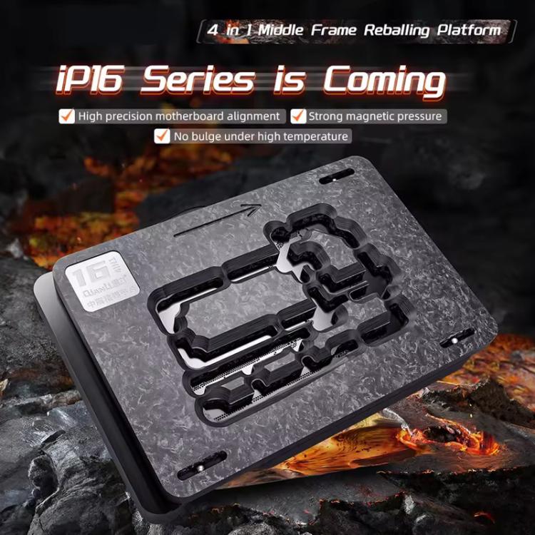 Qianli 4 in 1 Magnetic Middle Layer BGA Reballing Platform for iPhone 16 Series - free shipping - PMC TechLife - Order now!