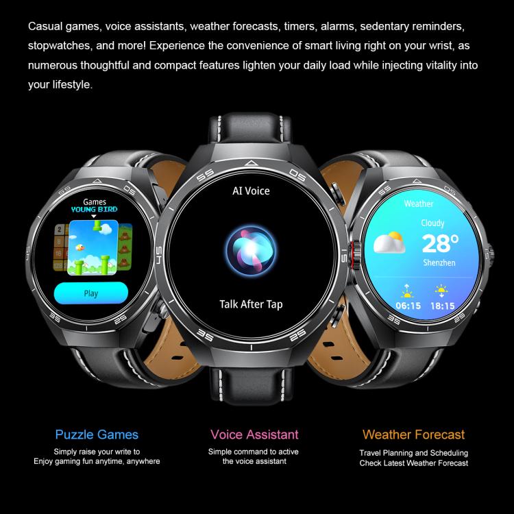 GT97 1.53 inch Round Screen 2 in 1 Bluetooth Earphone Silicone Strap Smart Watch Supports Bluetooth Calls(Silver) - free shipping - PMC TechLife - Order now!