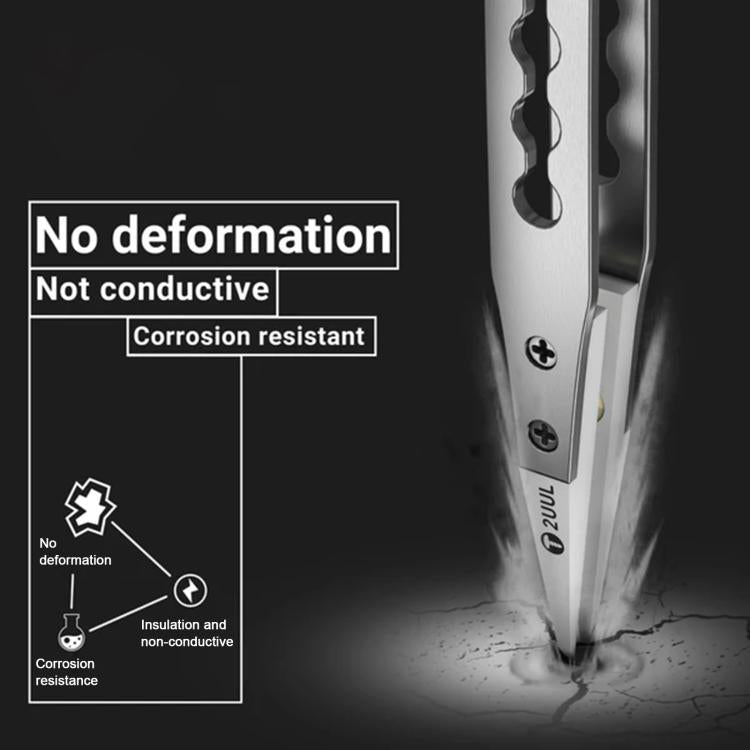 2uul TW31 Ultrahard Insulative Ceramic Tweezer - free shipping - PMC TechLife - Order now!