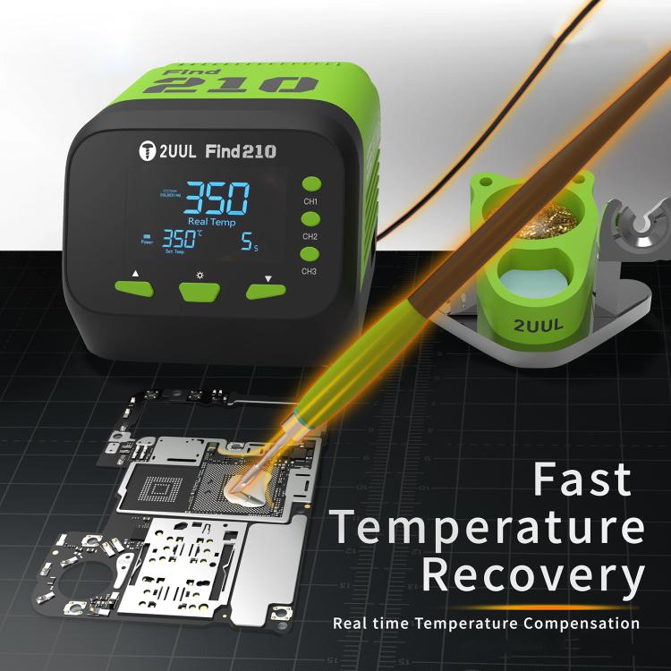 2uul FD01 Find210 60W High-Power AC Transformer Soldering Station, Plug:EU Plug - free shipping - PMc TechLife - Order now!
