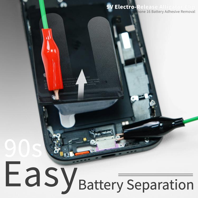 2uul PW03 9V Electro-Release Alligator Clip - Others by 2UUL | Online Shopping South Africa | PMC TechLife | Buy Now Pay Later Mobicred