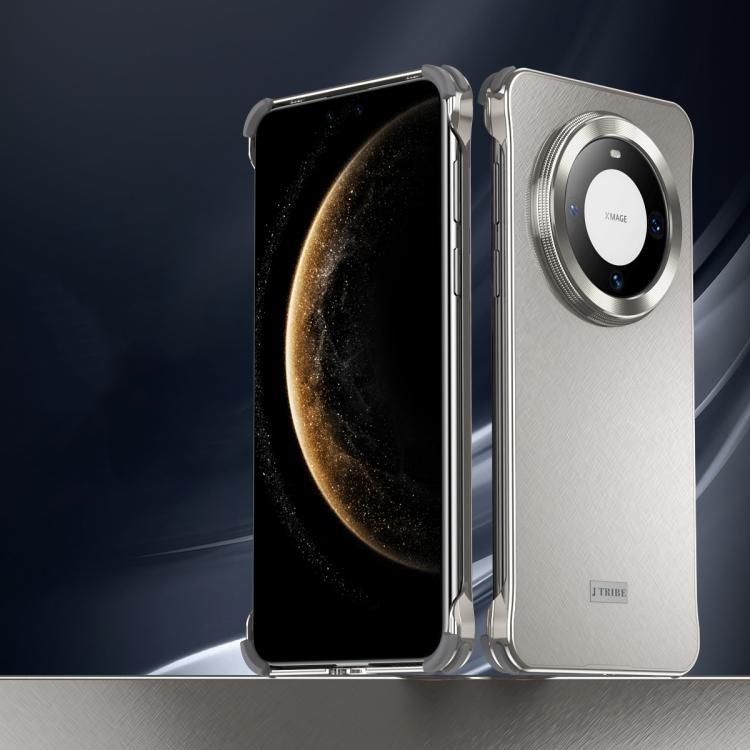For Huawei Mate 60 Pro+ Micro Frosted Metal Phone Case(Titanium) - Huawei Cases by PMC TechLife | Online Shopping South Africa | PMC TechLife | Buy Now Pay Later Mobicred