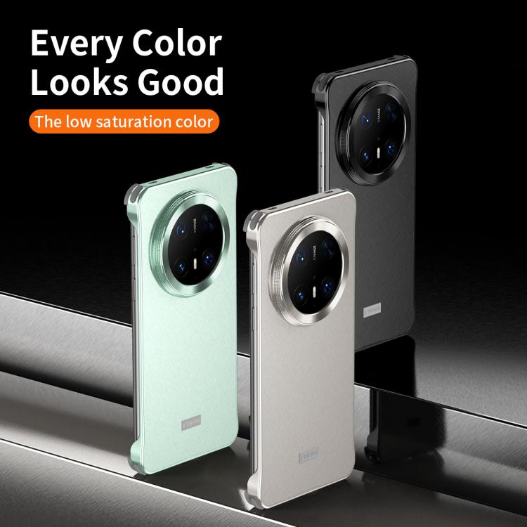 For Huawei Mate 70 Pro+ Micro Frosted Metal Phone Case(Titanium) - Huawei Cases by PMC TechLife | Online Shopping South Africa | PMC TechLife | Buy Now Pay Later Mobicred