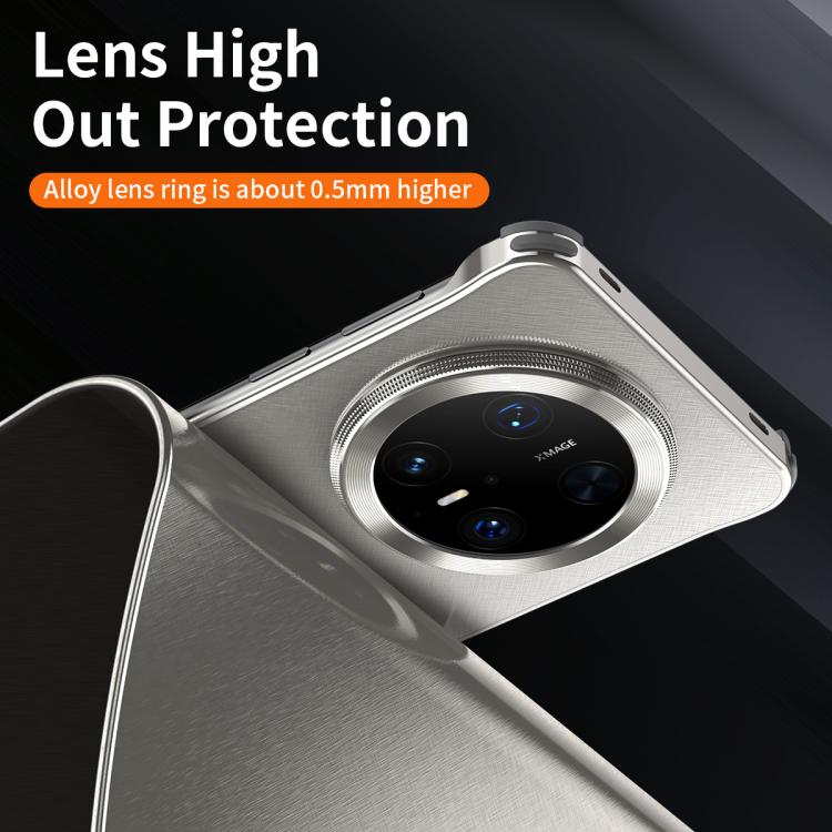 For Huawei Mate 70 Pro+ Micro Frosted Metal Phone Case(Black) - Huawei Cases by PMC TechLife | Online Shopping South Africa | PMC TechLife | Buy Now Pay Later Mobicred