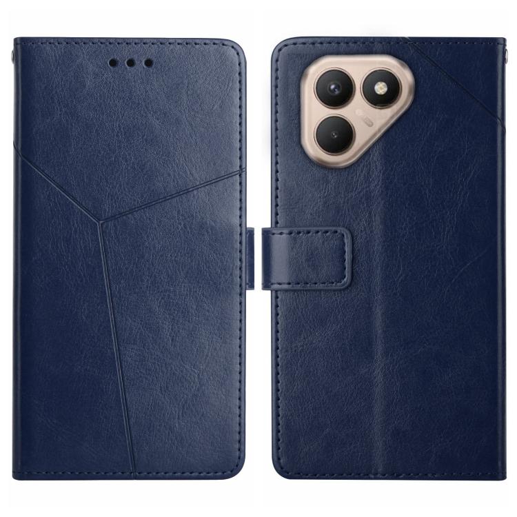 For Tecno Pova 7 4G Y-shaped Pattern Flip Leather Phone Case(Blue) - free shipping - PMC TechLife - Order now!
