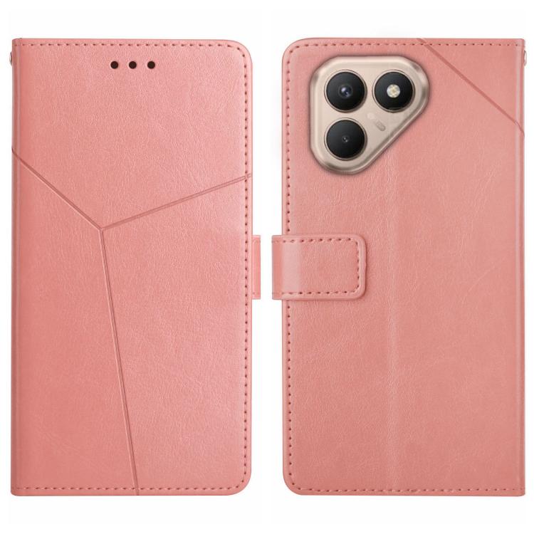For Tecno Pova 7 4G Y-shaped Pattern Flip Leather Phone Case(Pink) - free shipping - PMC TechLife - Order now!