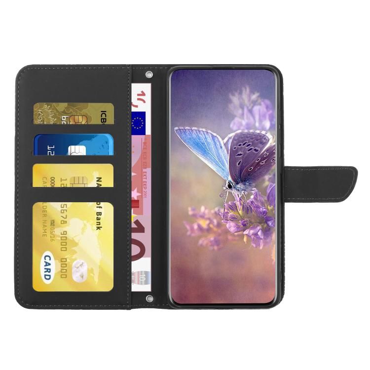 For Tecno Spark 40 Pro 4G Skin Feel Butterfly Embossed Flip Leather Phone Case(Black) - free shipping - PMC TechLife - Order now!