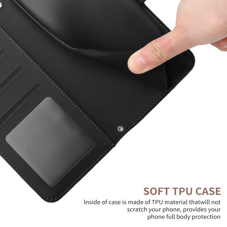 For Tecno Pova 7 4G Skin Feel Butterfly Embossed Flip Leather Phone Case(Black) - free shipping - PMC TechLife - Order now!